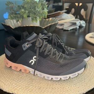 On Running Black and Gray Sneakers